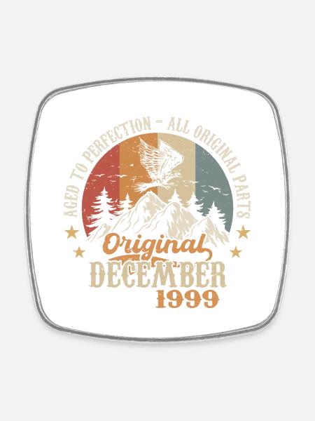 Décembre 1999 Jubilé 1999 Légendes Décembre - Magnet carré - blanc