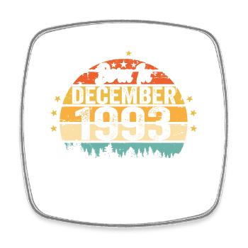 Original décembre 1993 Vintage anniversaire 1993 - Magnet carré - blanc - Devant