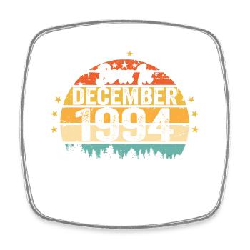 Original December 1994 Vintage Birthday 1994 - Square fridge magnet - white - Front