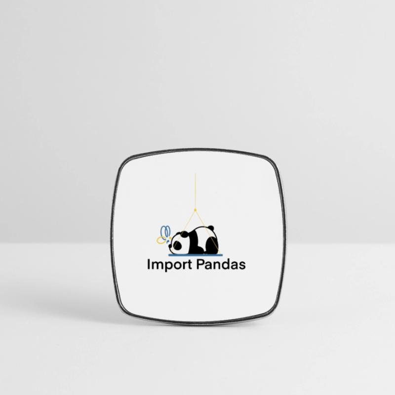 Importer Pandas Python Joke Proggramer Magnet carré