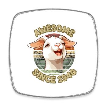 awesome Since 1940's Birthday Gift Humor 1940's - Square fridge magnet - white - Front
