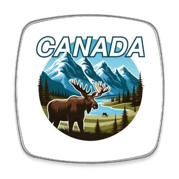 Canada 10 (en anglais seulement) - Magnet carré - blanc - Devant
