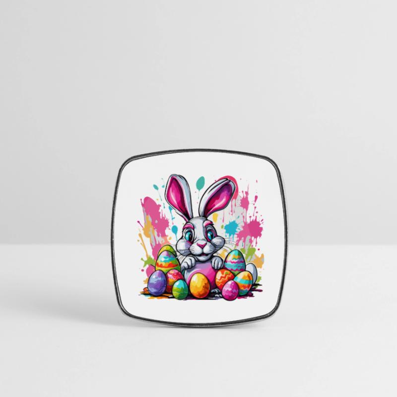 Easter Bunny / Easter / Eggs / Holidays / Easter Square fridge magnet