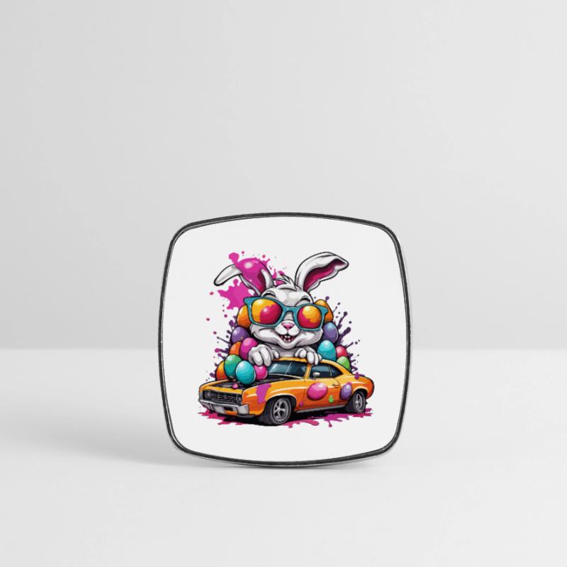 Easter Bunny / Easter / Eggs / Holidays / Easter Square fridge magnet
