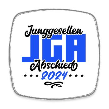 Bachelor party bachelor party 2024 - Square fridge magnet - white - Front