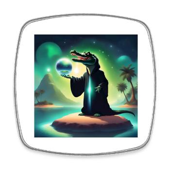 Vokasma 🔮🔮🔮 - Viereckiger Kühlschrankmagnet - Weiß - Vorne