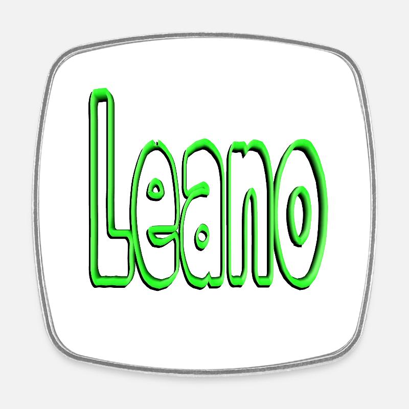 Leano - Square fridge magnet - white