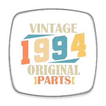 Mois 1994. Cadeau d'anniversaire 1994. 30 ans Birt - Magnet carré - blanc - Devant