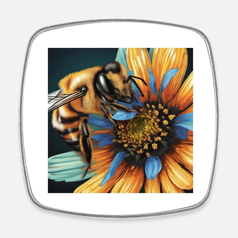 Nectar Greed - Square fridge magnet - white
