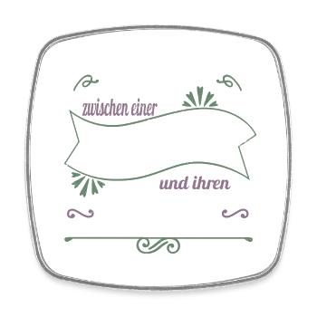 geburtstagsgeschenk witzig bullterrier geburtstag - Viereckiger Kühlschrankmagnet - Weiß - Vorne
