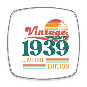 Vintage 1939 Limited Edition - Square fridge magnet - white - Front