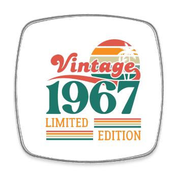 Vintage 1967 édition limitée - Magnet carré - blanc - Devant