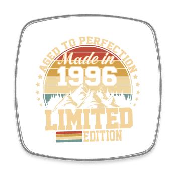 1996 Birthday 1996 Born in 1996 Birthday - Square fridge magnet - white - Front