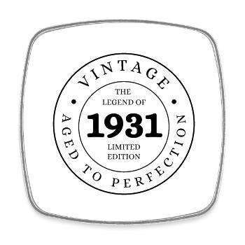 The legend of 1931 limited edition - Magnet carré - blanc - Devant