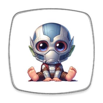 Ironfirst - Magnet carré - blanc - Devant