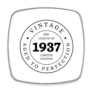 The legend of 1937 limited edition - Square fridge magnet - white - Front