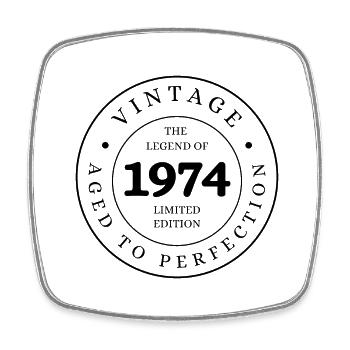 The legend of 1974 limited edition - Square fridge magnet - white - Front