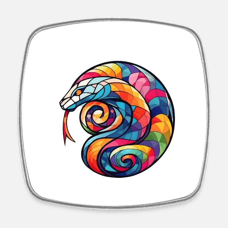 Cobra Fit upscayl - Magnet carré - blanc
