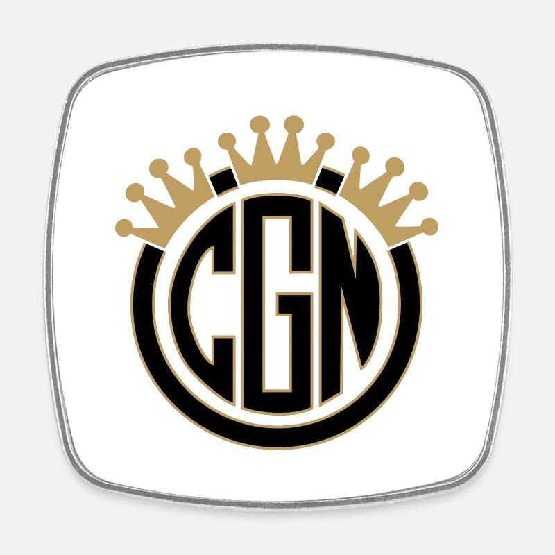 Logo de la CGN 3 - Magnet carré - blanc
