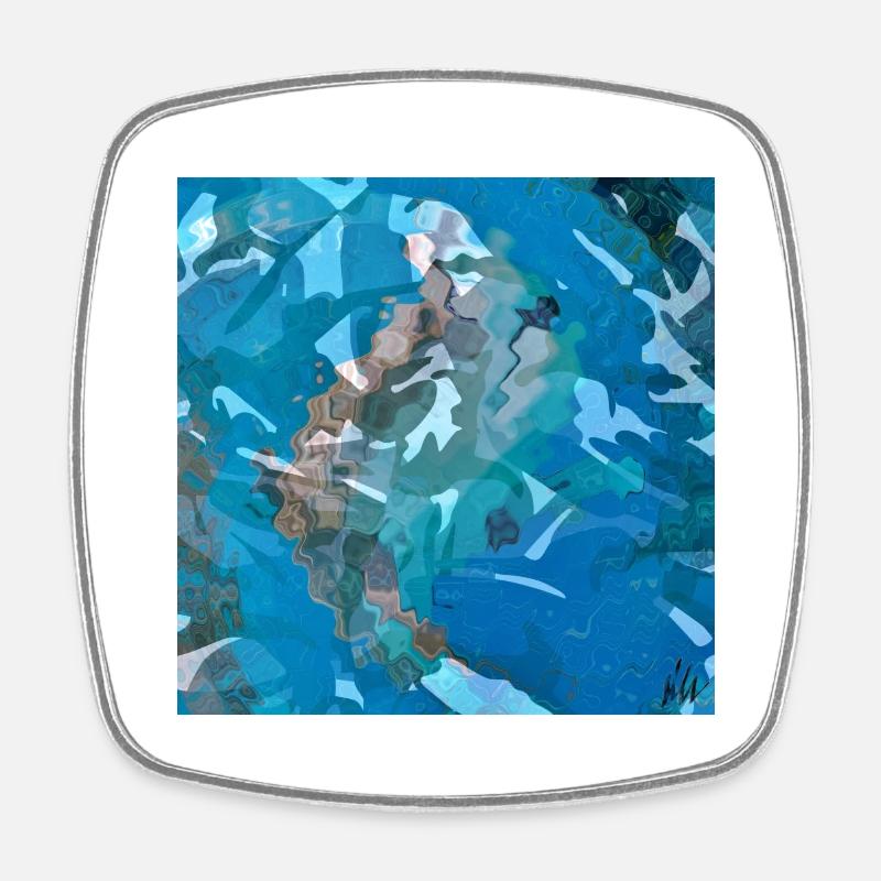 161706 - Square fridge magnet - white