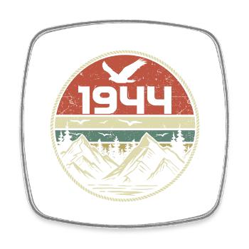 Vintage 1944 Classique 1944 rétro 1944 Cadeau 1944 - Magnet carré - blanc - Devant