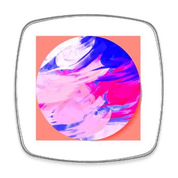 Cube - Square fridge magnet - white - Front