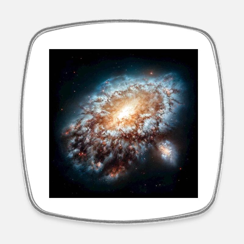 group1 26 - Square fridge magnet - white