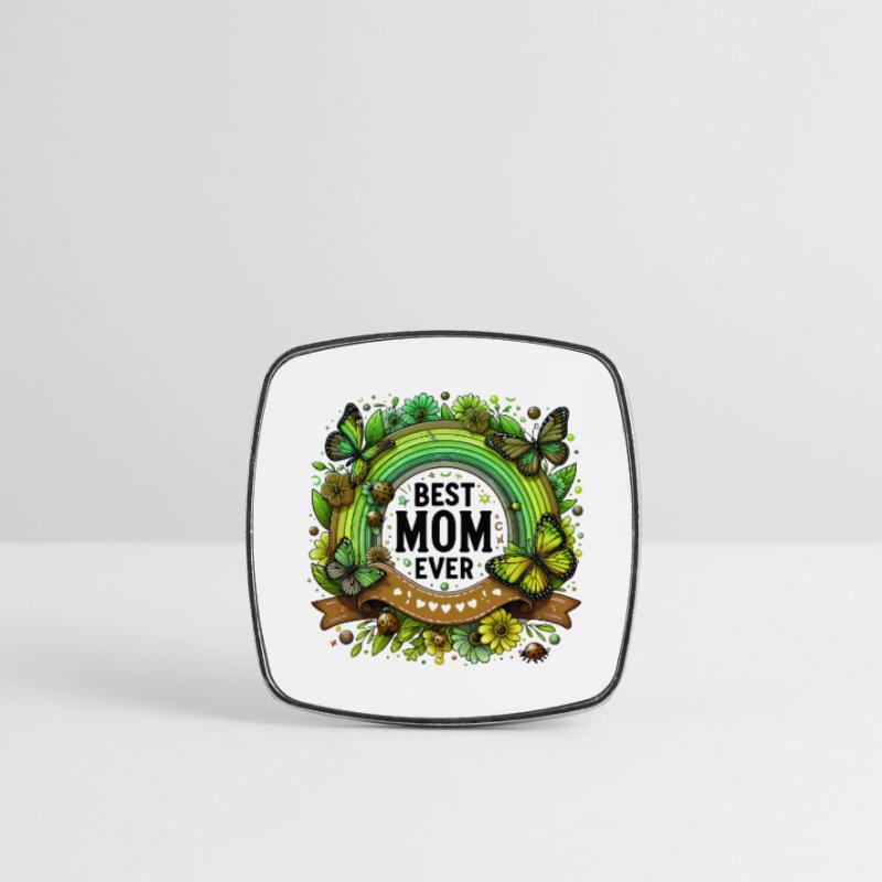 Die beste Mutter der Welt Mutter Mutter Beste Supermutter Viereckiger Kühlschrankmagnet