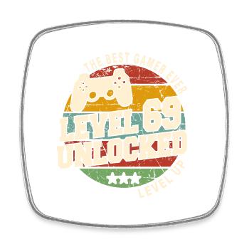 Legendary since 1955 Vintage anniversai gift - Square fridge magnet - white - Front