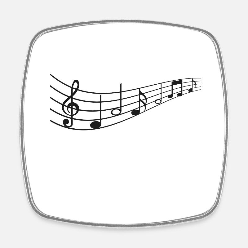 Partition - Magnet carré - blanc