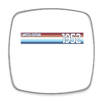 rétro 1952 limited edition - Magnet carré - blanc - Devant
