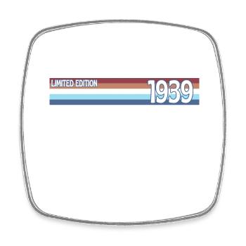 Retro 1939 Limited Edition - Square fridge magnet - white - Front