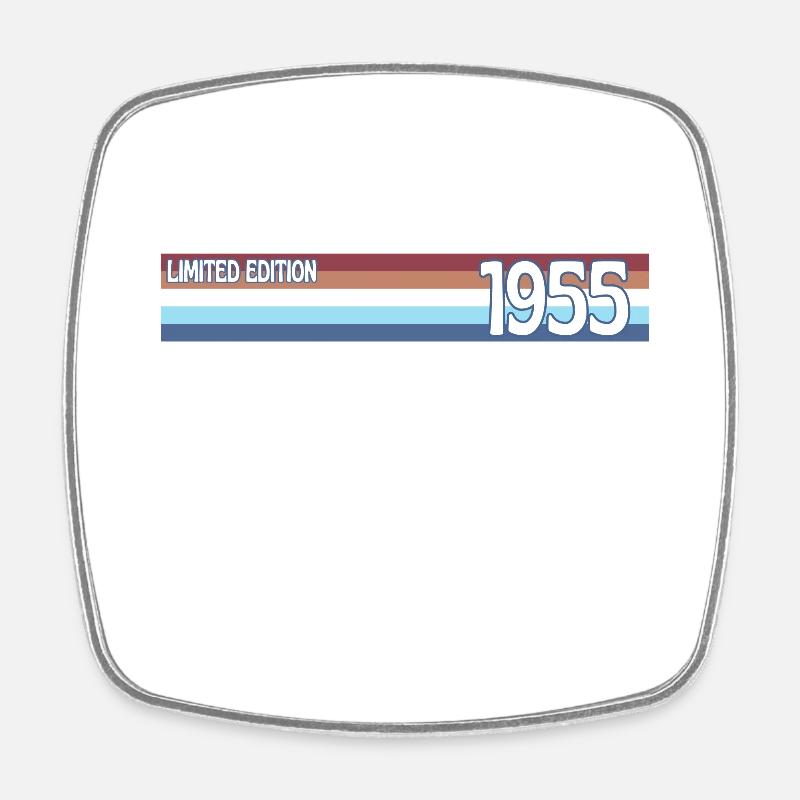 rétro 1955 limited edition - Magnet carré - blanc