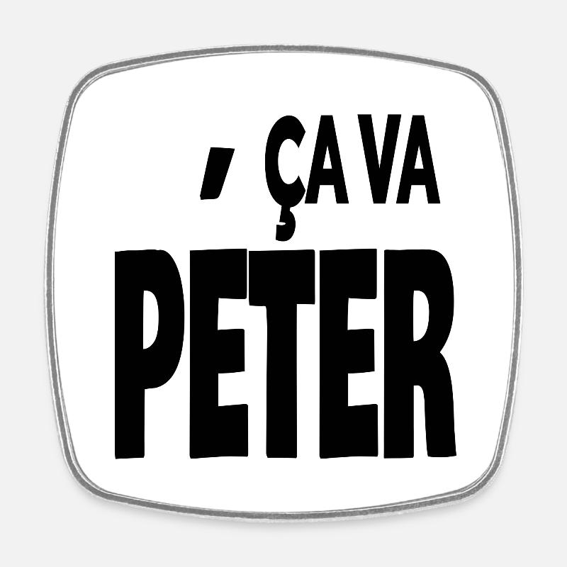 ça va péter - Magnet carré - blanc