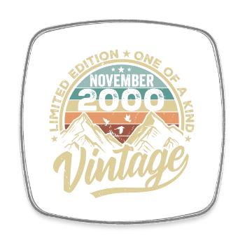 Legendary since November 2000 - Limited Edition 2000 - Square fridge magnet - white - Front