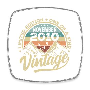 Legendary since November 2010 - Limited Edition 2010 - Square fridge magnet - white - Front