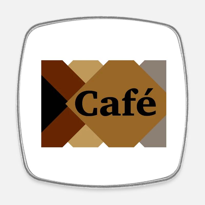 CAF - Magnet carré - blanc