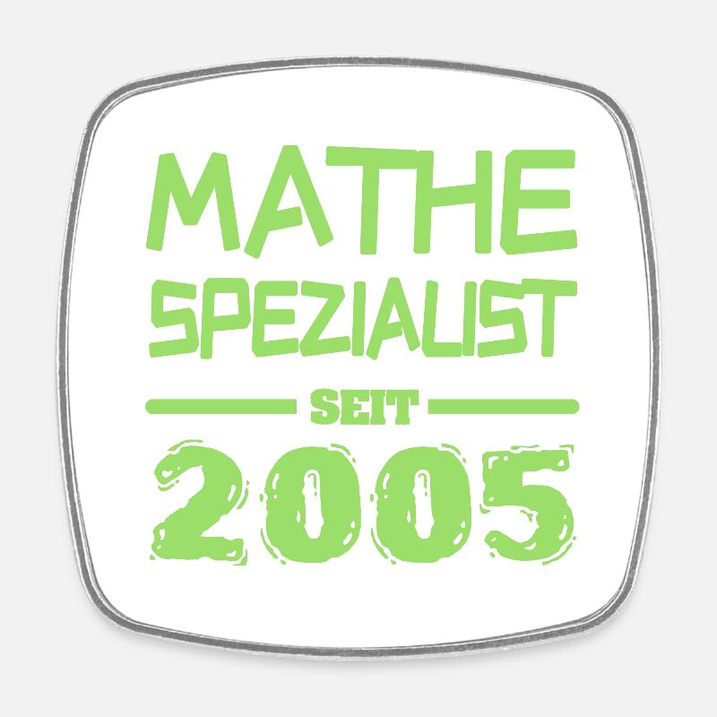 Mathématiques 2005 - Magnet carré - blanc