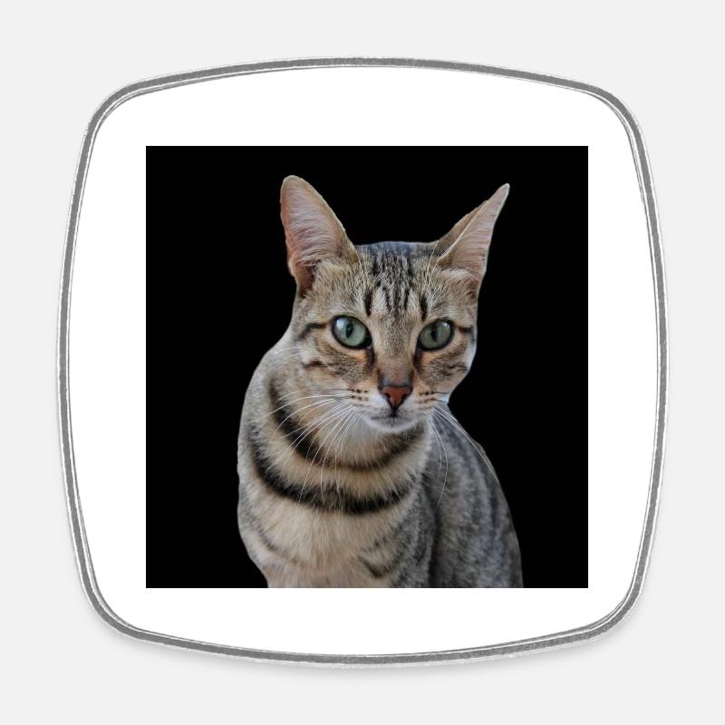 Cat Cats - Square fridge magnet - white
