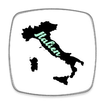 Italy Country - Square fridge magnet - white - Front
