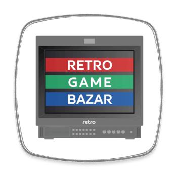 PVM Liebhaber - RetroGameBazar - Viereckiger Kühlschrankmagnet - Weiß - Vorne