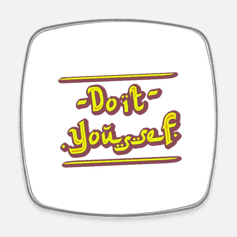 DO IT YOUSSEF ! (DIY) - Magnet carré - blanc