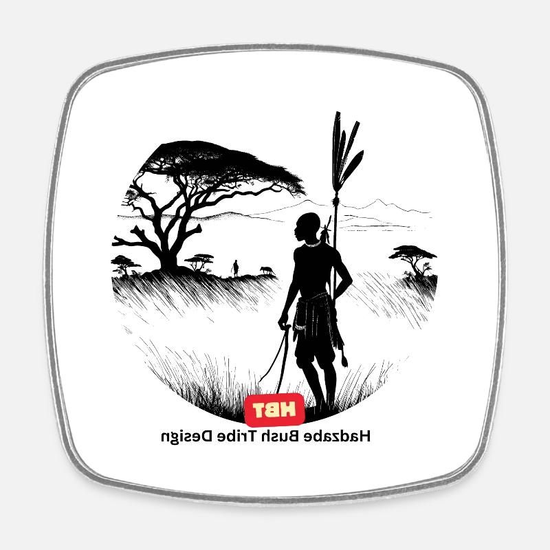 HBT 70 - Square fridge magnet - white