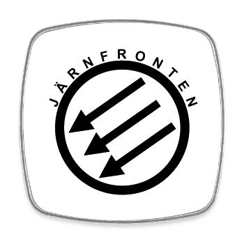 Järnfronten / Eiserne Front / Iron Front - Magnet carré - blanc - Devant