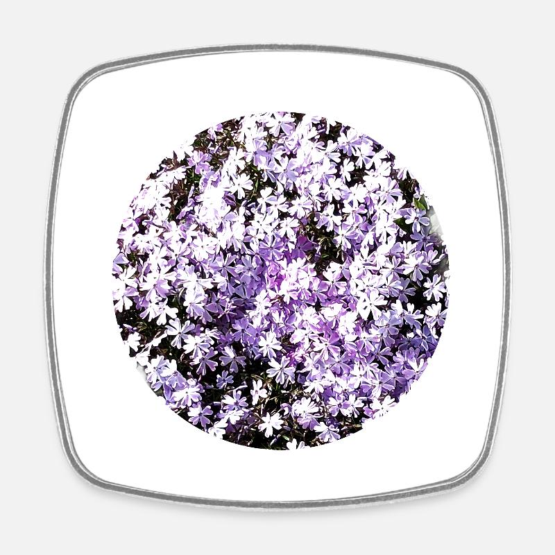 Blauteppich - Viereckiger Kühlschrankmagnet - Weiß