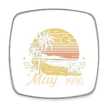 Legendär seit Mai 1990, May 1990 - Viereckiger Kühlschrankmagnet - Weiß - Vorne