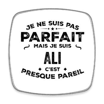 Ali – A Funny and Proud First Name, Legend - Square fridge magnet - white - Front