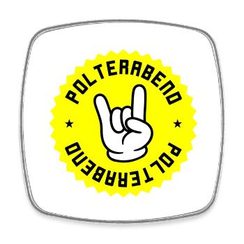 Polterabend Hochzeit Party - Viereckiger Kühlschrankmagnet - Weiß - Vorne