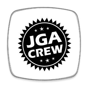 Jga Crew Junggesellenabschied - Viereckiger Kühlschrankmagnet - Weiß - Vorne