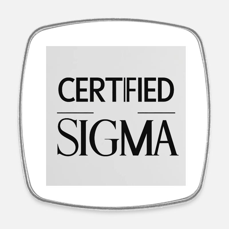 Certifié Sigma - Magnet carré - blanc